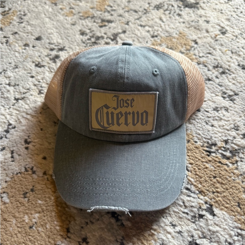 Gray and Tan Trucker Hat